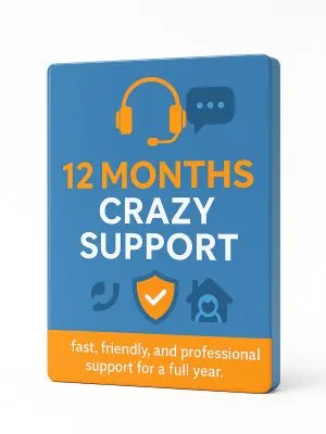 12 Months Crazy Support